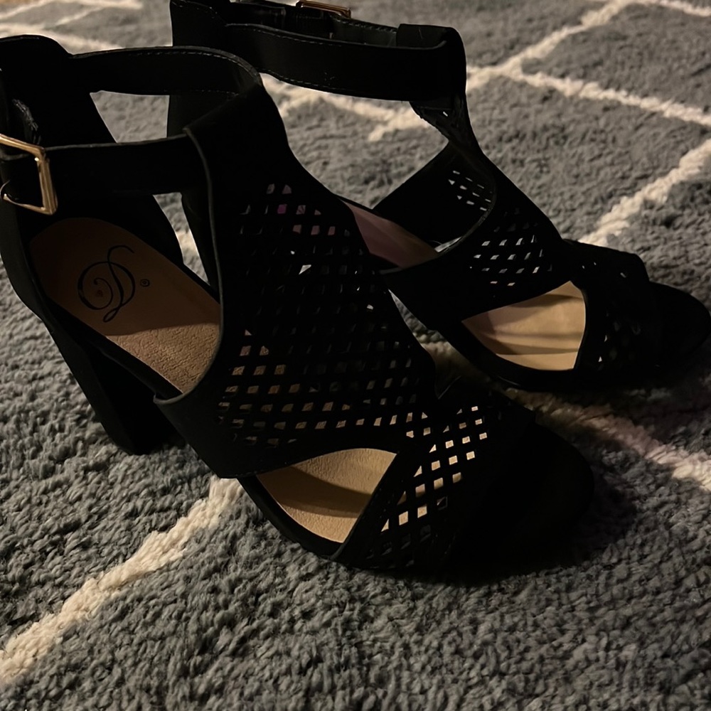 Black heels